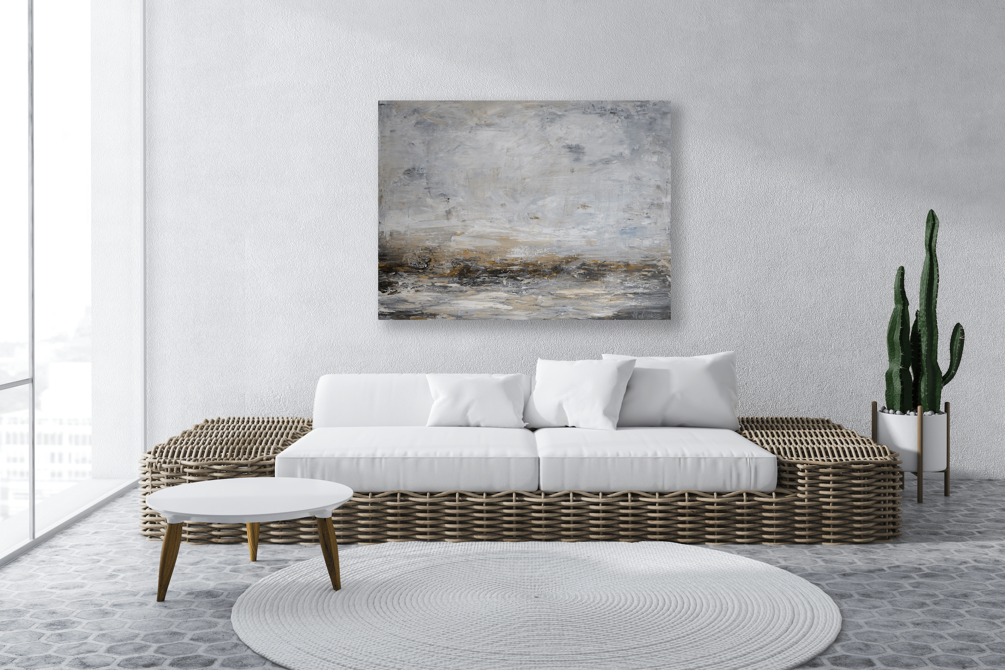 Purple Haze Artist Enhanced Canvas Print by John Beard Collection - product image 3 for Resin Society