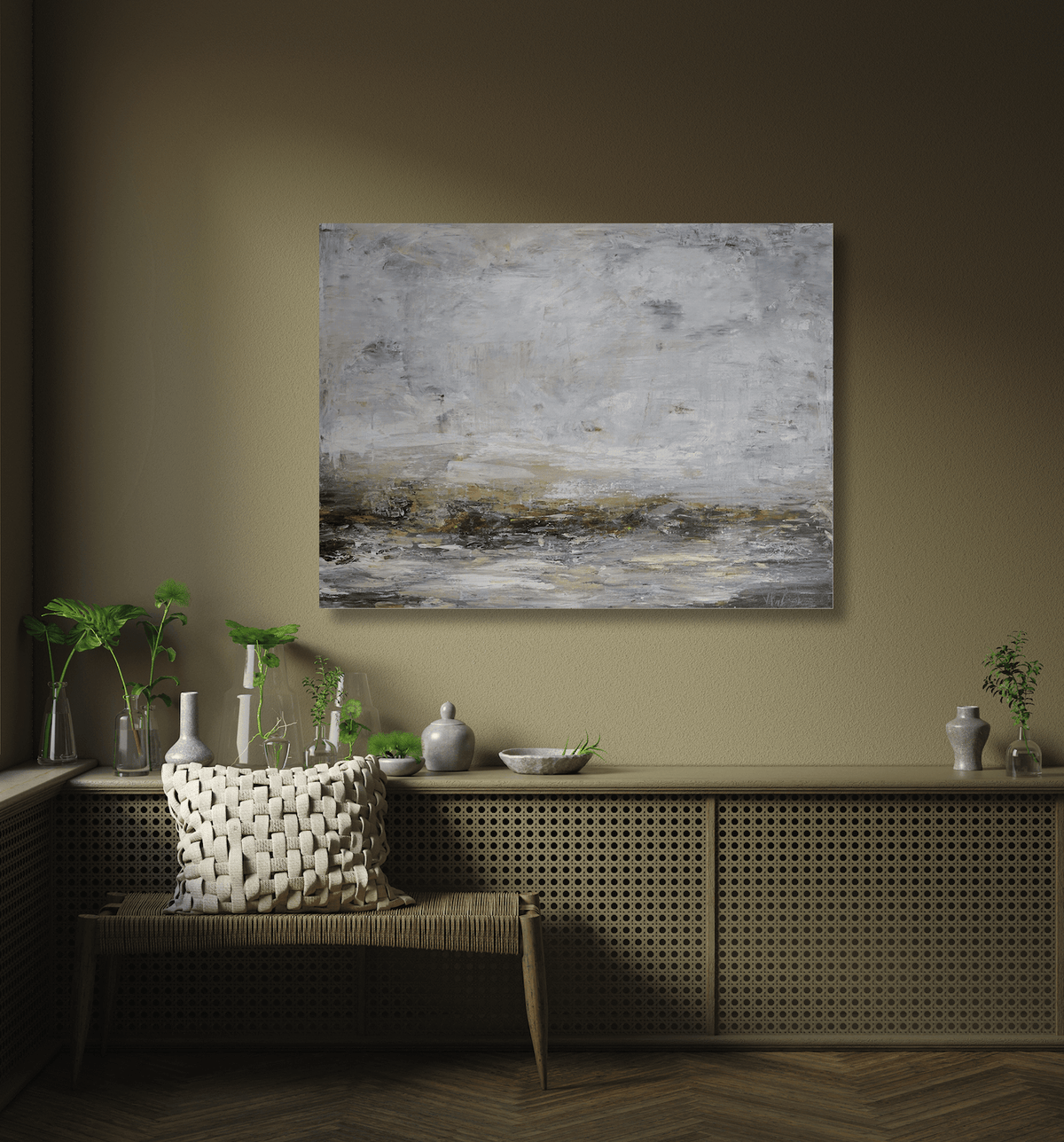 Purple Haze Artist Enhanced Canvas Print by John Beard Collection - product image 2 for Resin Society