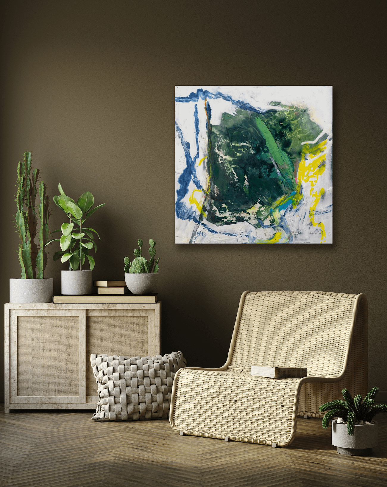 Pyrite Artist Enhanced Canvas Print by John Beard Collection - product image 4 for Resin Society