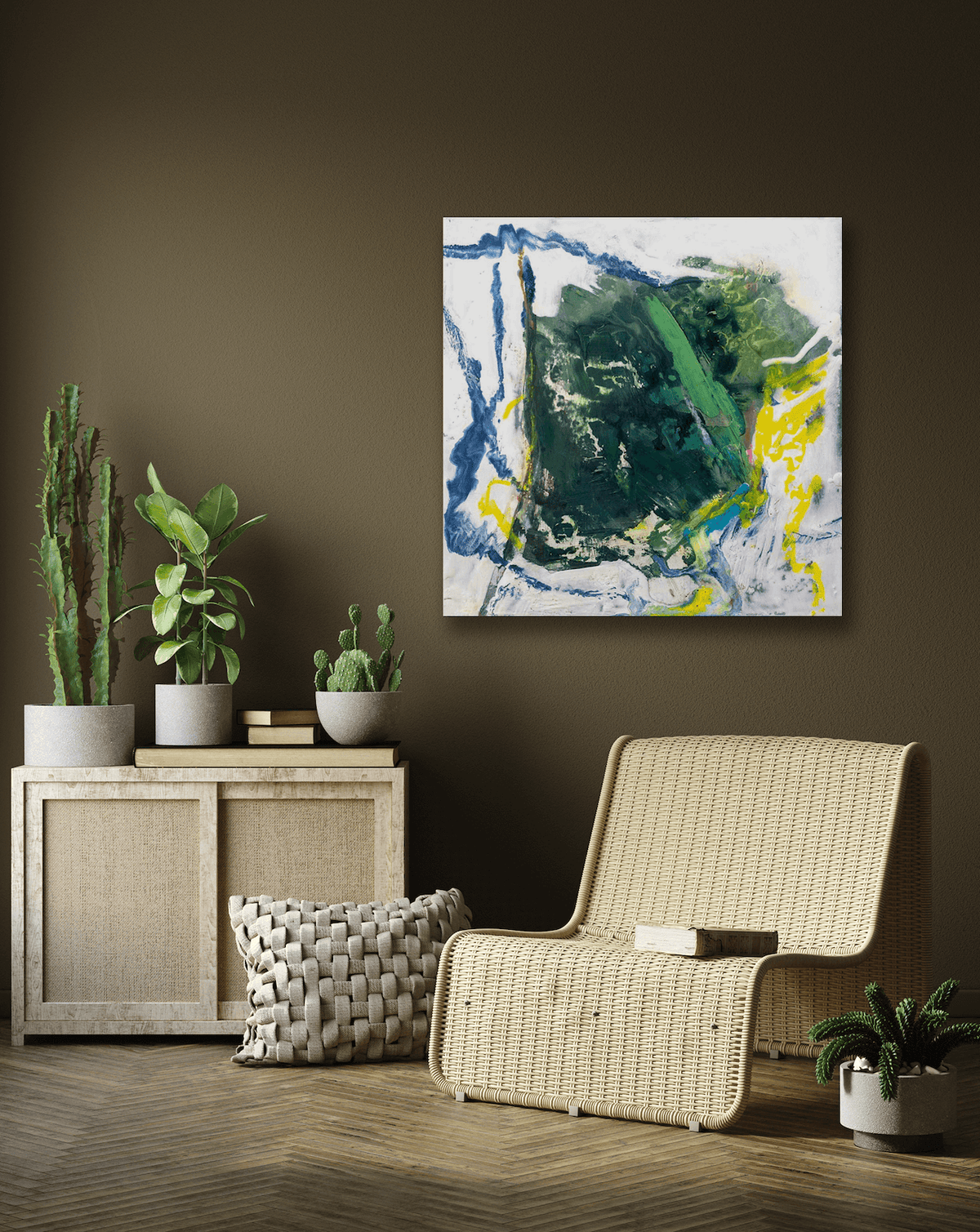 Pyrite Artist Enhanced Canvas Print by John Beard Collection - product image 4 for Resin Society