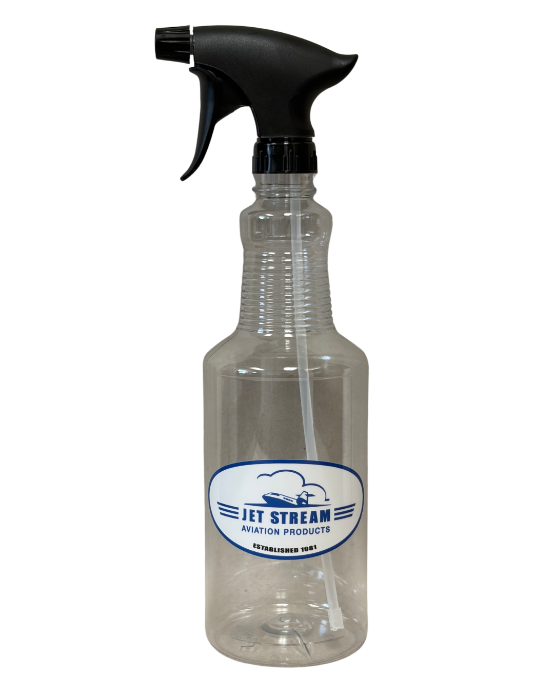 Quart Bottle with Trigger Sprayer showing a white bottle and trigger top