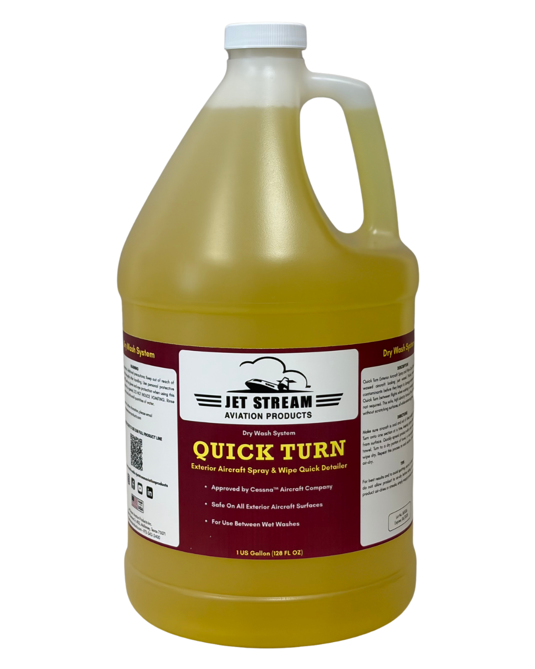 Quick Turn Exterior Aircraft Spray and Wipe Quick Detailer