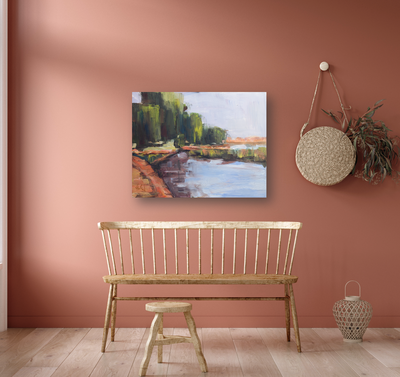 Quite Water Artist Enhanced Canvas Print by John Beard Collection - product image 3 for Resin Society