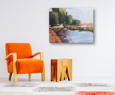 Quite Water Artist Enhanced Canvas Print by John Beard Collection - product image 4 for Resin Society
