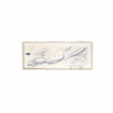 Small Ceramic Resin Tray with vibrant resin accent by Lynn & Liana Designs