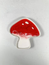 Mushroom Shaped Acacia Cheese Board and Ceramic Tray