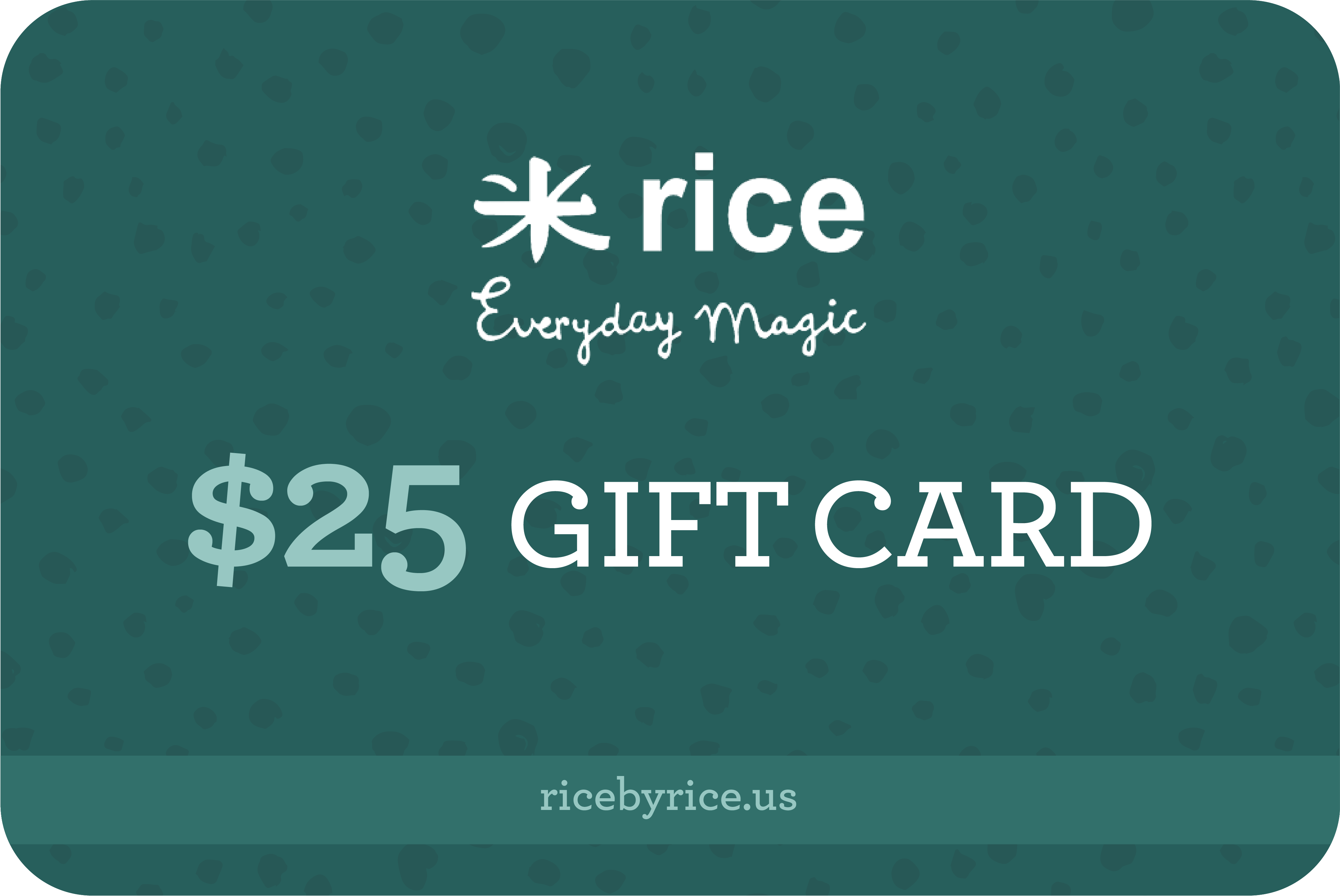 Gift Card by Rice By Rice - main product image for Resin Society
