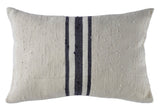 Central Striped Silk Pillow by Homelosophy