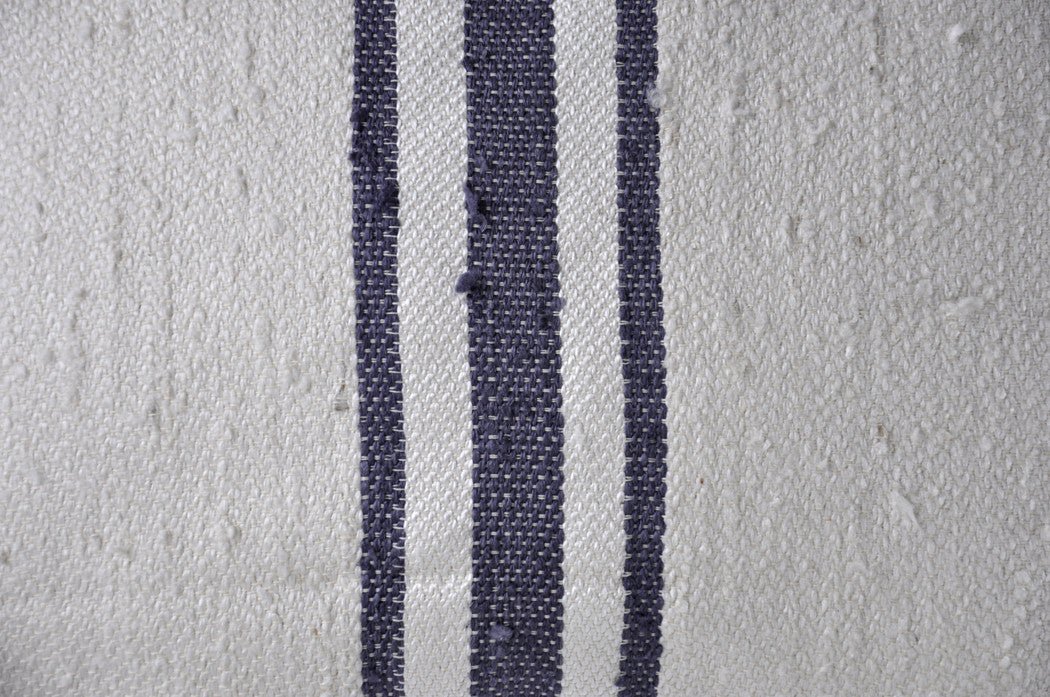 Central Striped Silk Pillow by Homelosophy