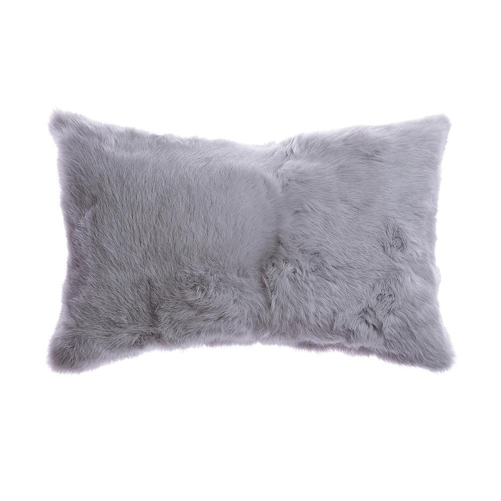 Rabbit Skin Pillow by Homelosophy
