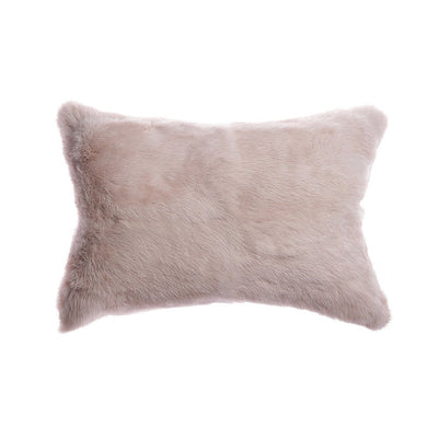 Rabbit Skin Pillow by Homelosophy