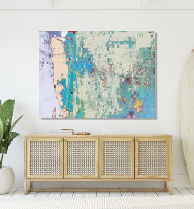 Rain I Artist Enhanced Canvas Print by John Beard Collection - product image 3 for Resin Society