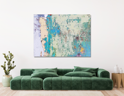 Rain I Artist Enhanced Canvas Print by John Beard Collection - product image 2 for Resin Society