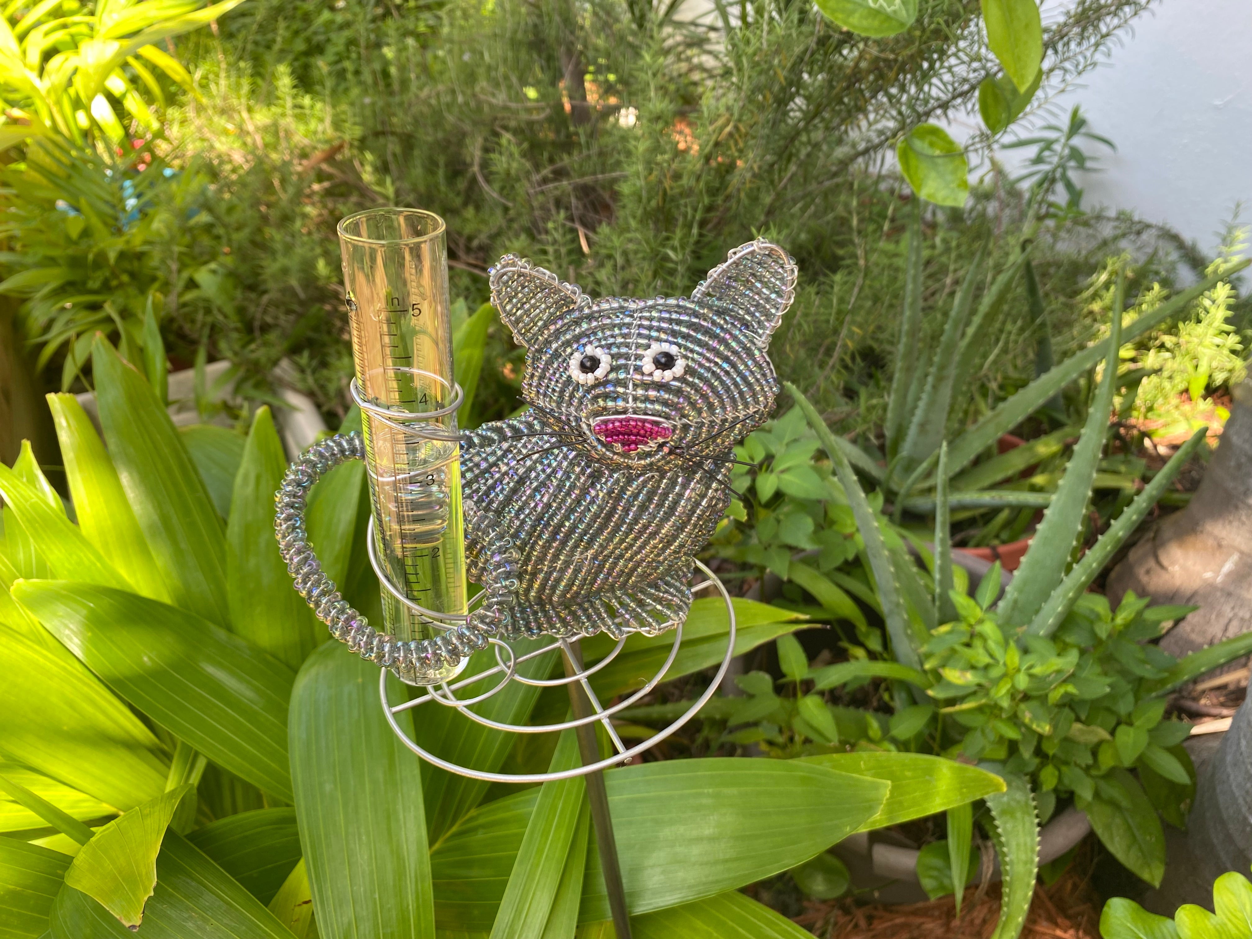 Cat Rain Gauge