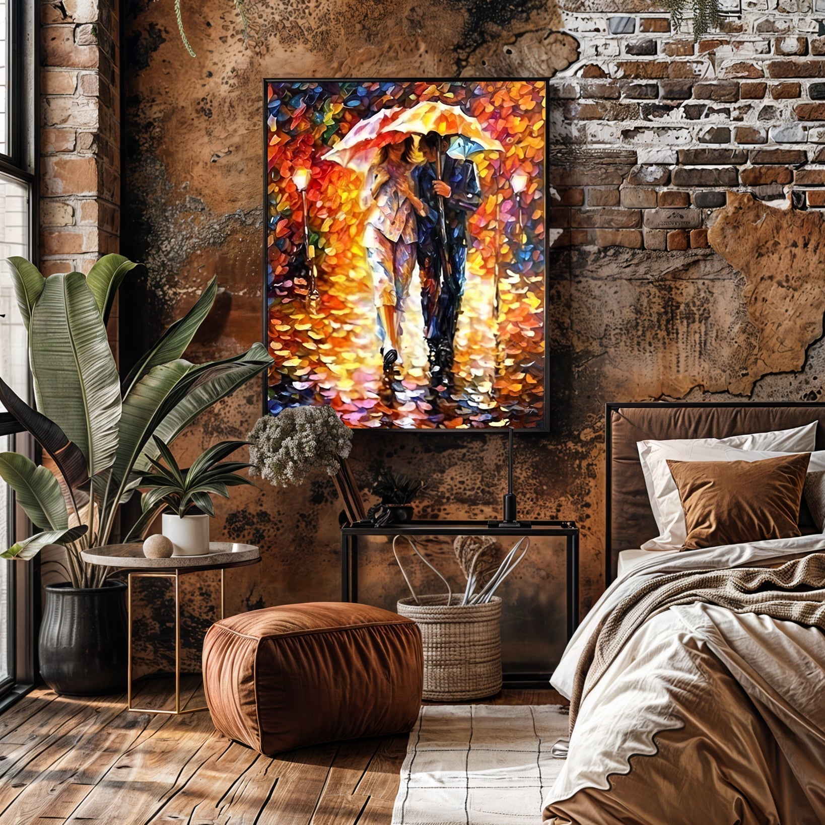 Canvas Print: "Rainy Romance" by Tailored Canvases - product image 3 for Resin Society