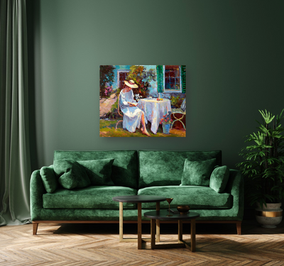 Reading in the Garden by John Beard Collection - product image 4 for Resin Society