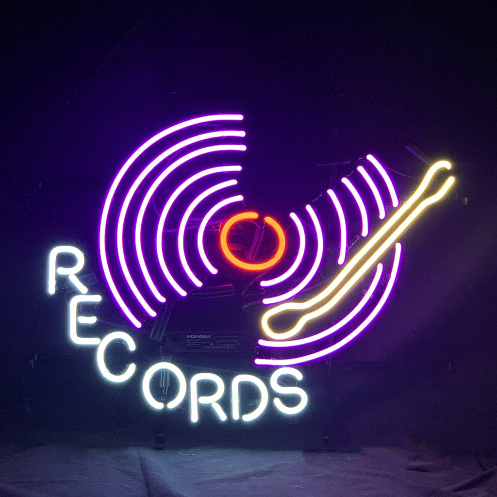 Records Studio Music Neon Signs Light by Neon Signs Land - main product image for Resin Society