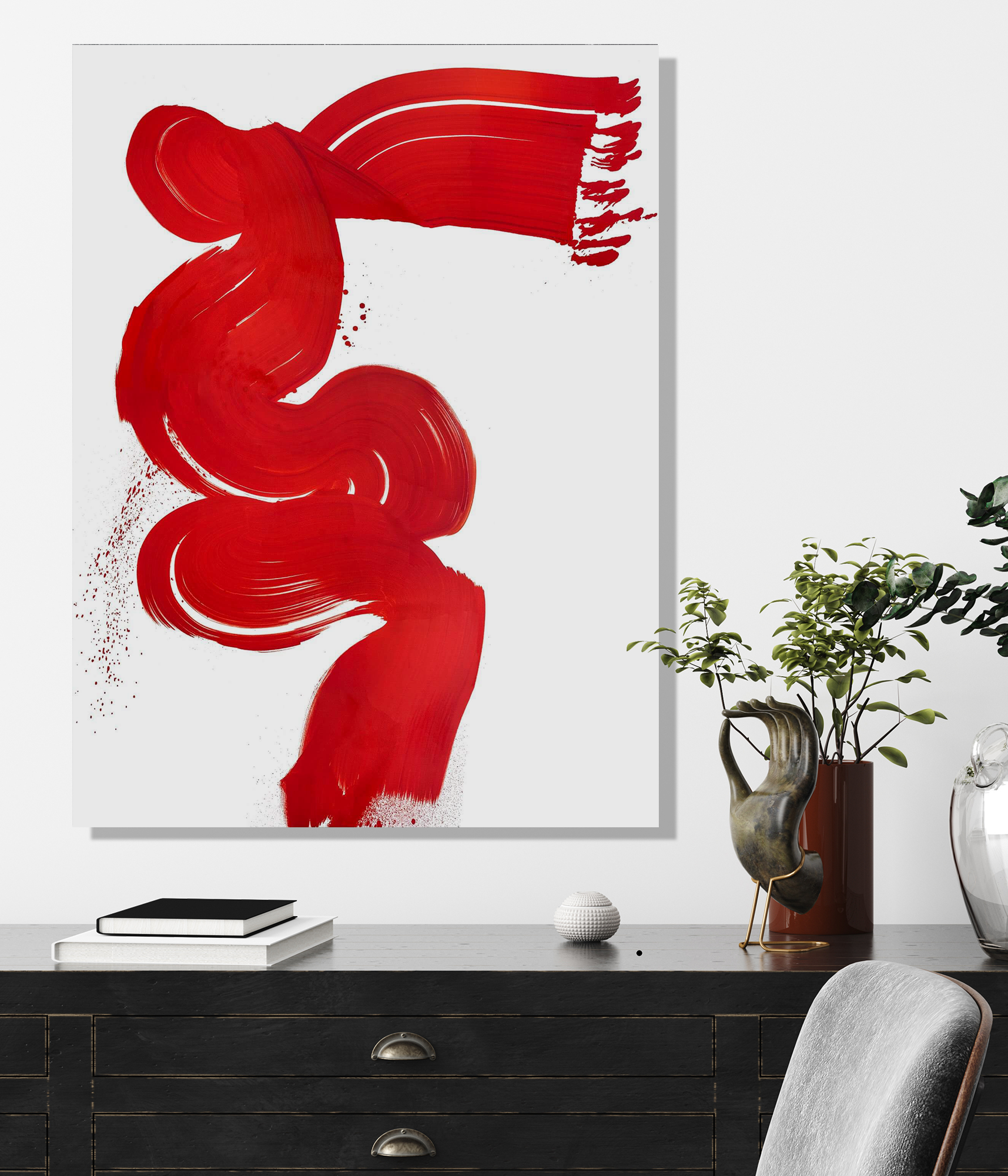 Red Current Artist Enhanced Canvas Print by John Beard Collection - product image 3 for Resin Society