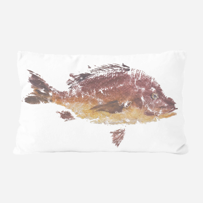 Red Fish I Pillow by John Beard Collection - main product image for Resin Society