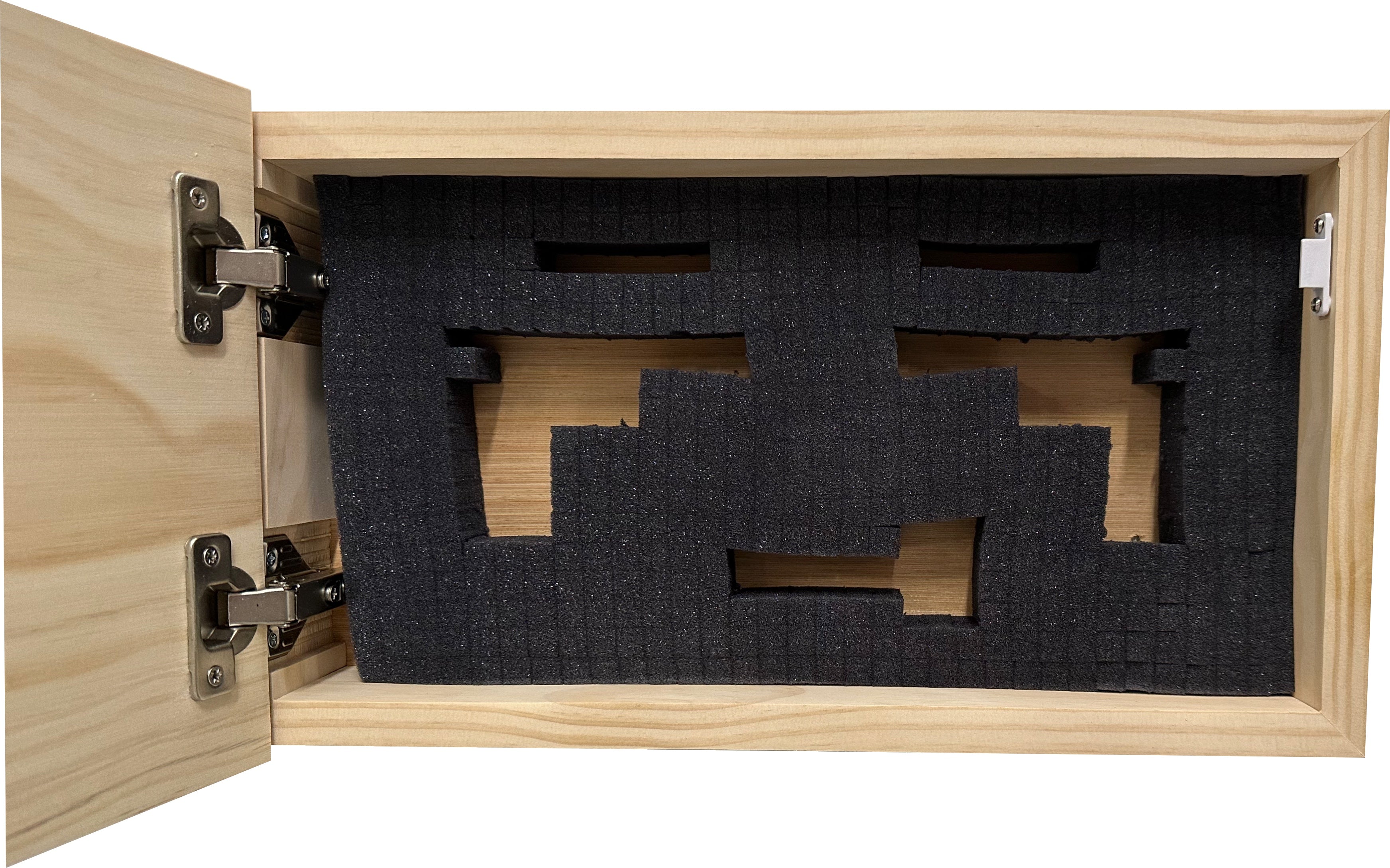 American Flag Try That In A Small Town Decorative and Secure Gun Cabinet by Bellewood Designs - product image 5 for Resin Society