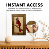 Red Cardinal Bird Gun Concealment Furniture by Bellewood Designs - product image 2 for Resin Society