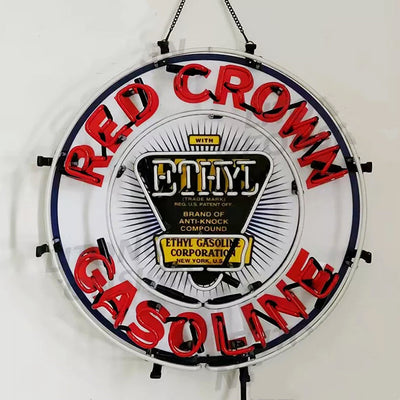 Red Crown Ethyl Gasoline Neon Signs by Neon Signs Land - product image 3 for Resin Society