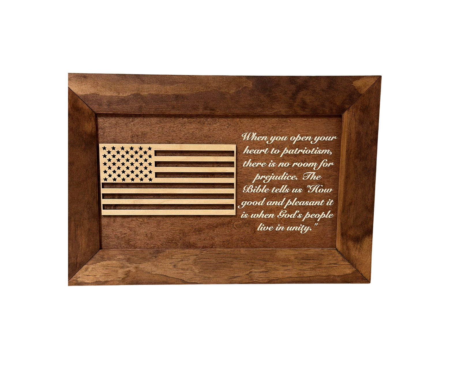 American Flag & Patriotism Decorative & Secure Wall-Mounted Gun Cabinet by Bellewood Designs - product image 3 for Resin Society