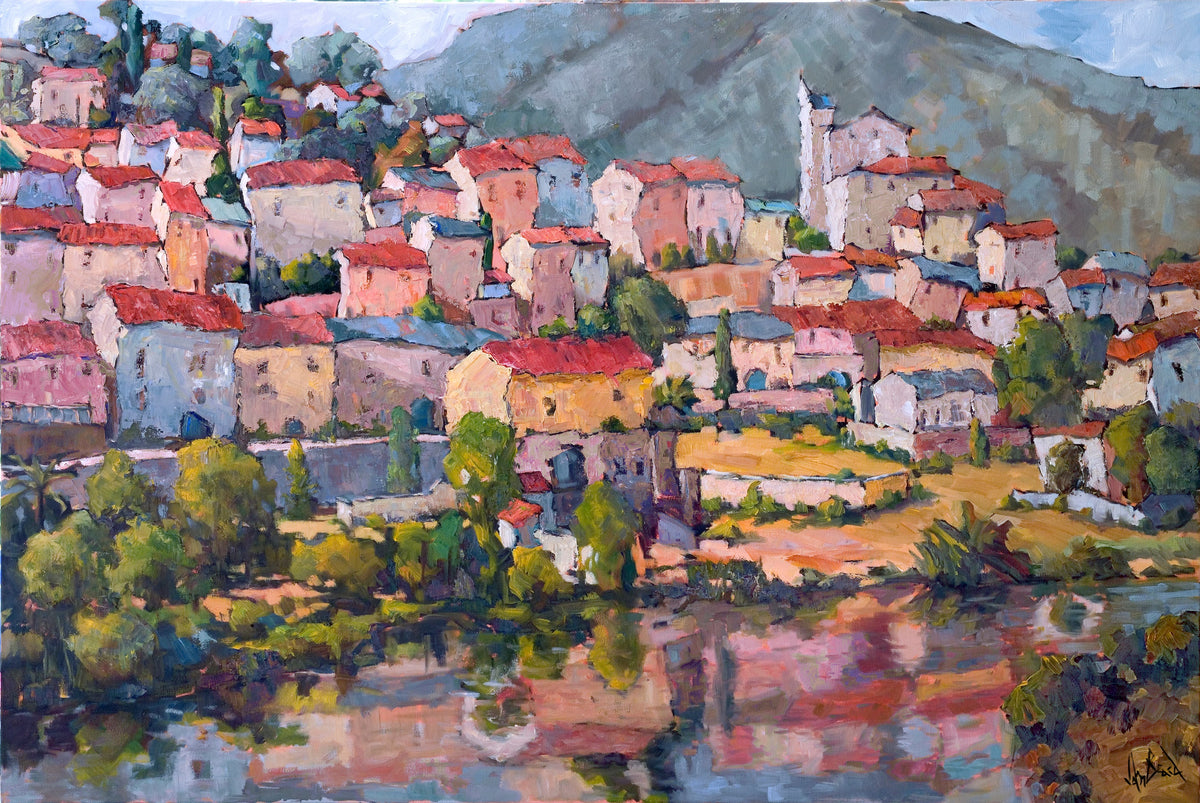 Reflections Artist Enhanced Canvas Print by John Beard Collection - main product image for Resin Society