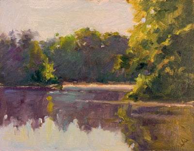 Reflections Artist Enhanced Canvas Print by John Beard Collection - main product image for Resin Society