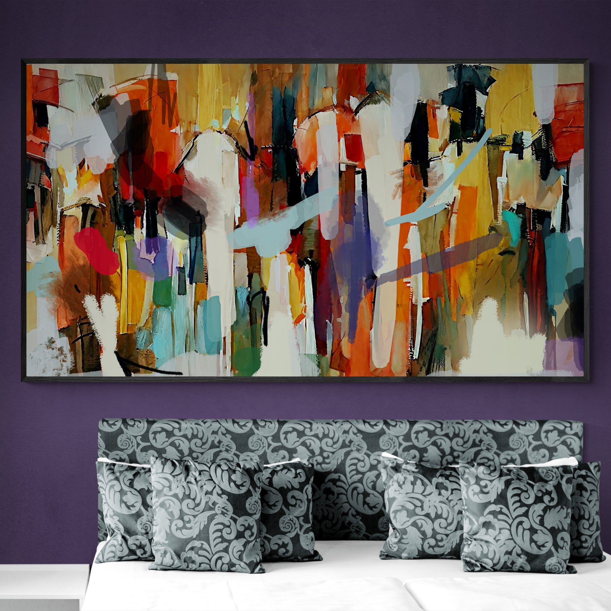 Canvas Print: "Resonant Hues" by Tailored Canvases - product image 3 for Resin Society