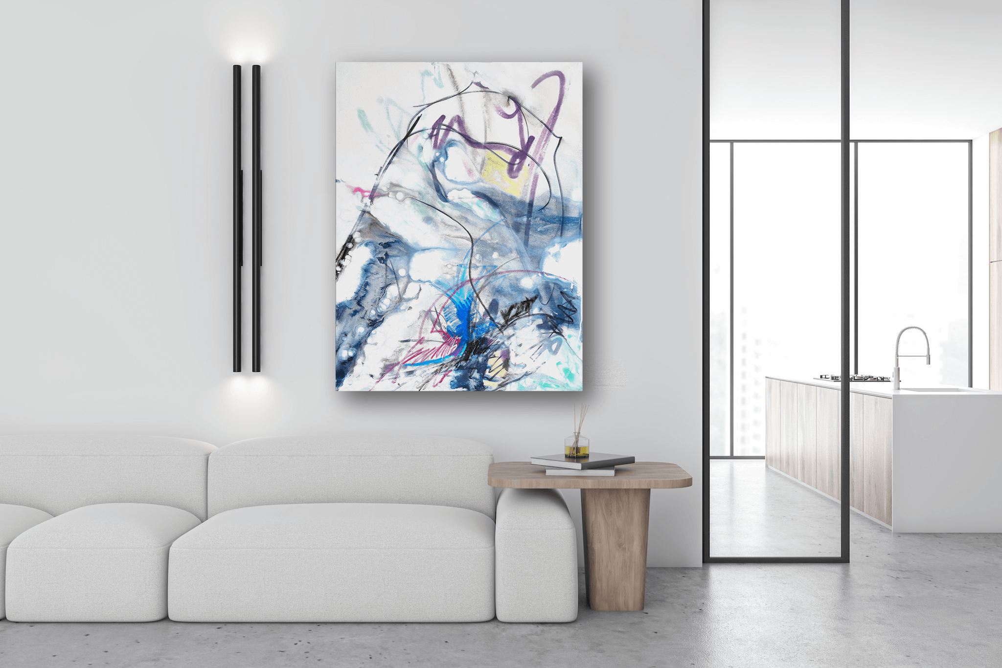 Ridges Artist Enhanced Canvas Print by John Beard Collection - product image 4 for Resin Society