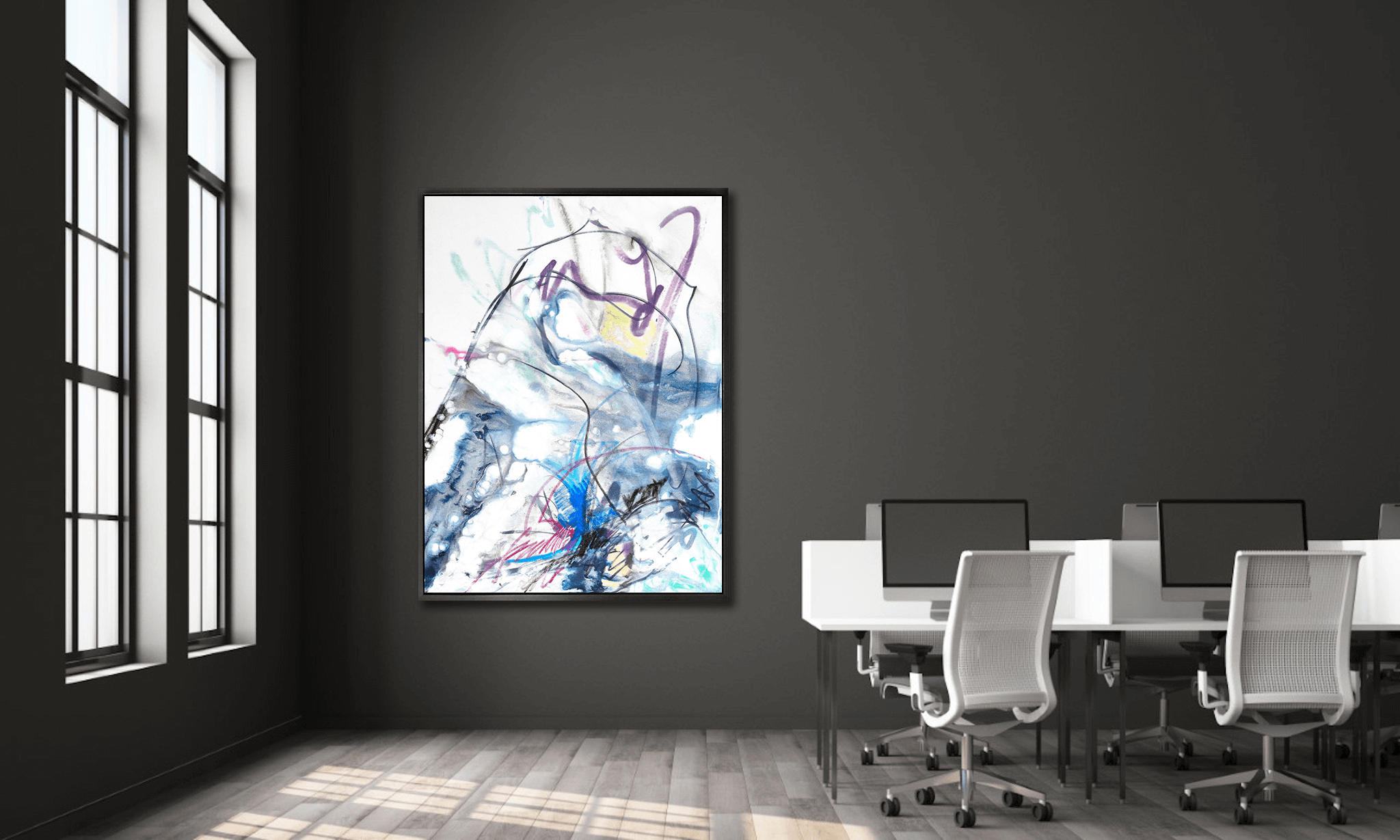 Ridges Artist Enhanced Canvas Print by John Beard Collection - product image 5 for Resin Society