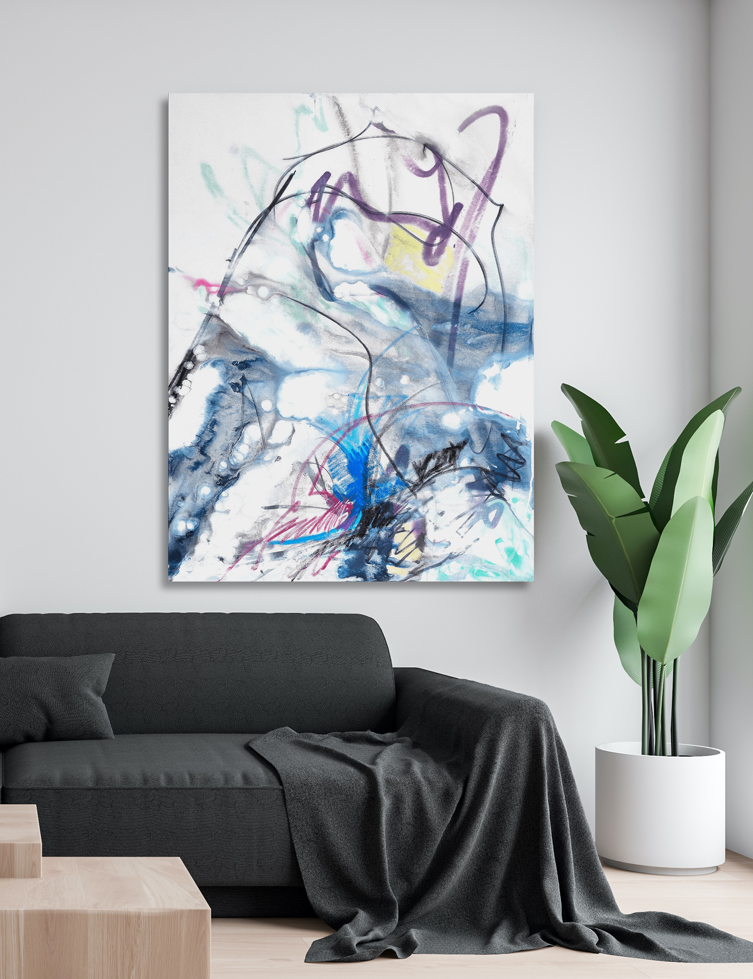 Ridges Artist Enhanced Canvas Print by John Beard Collection - product image 2 for Resin Society