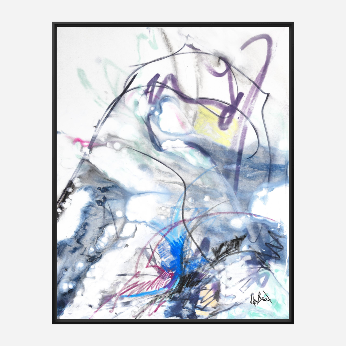 Ridges Artist Enhanced Canvas Print by John Beard Collection - product image 6 for Resin Society
