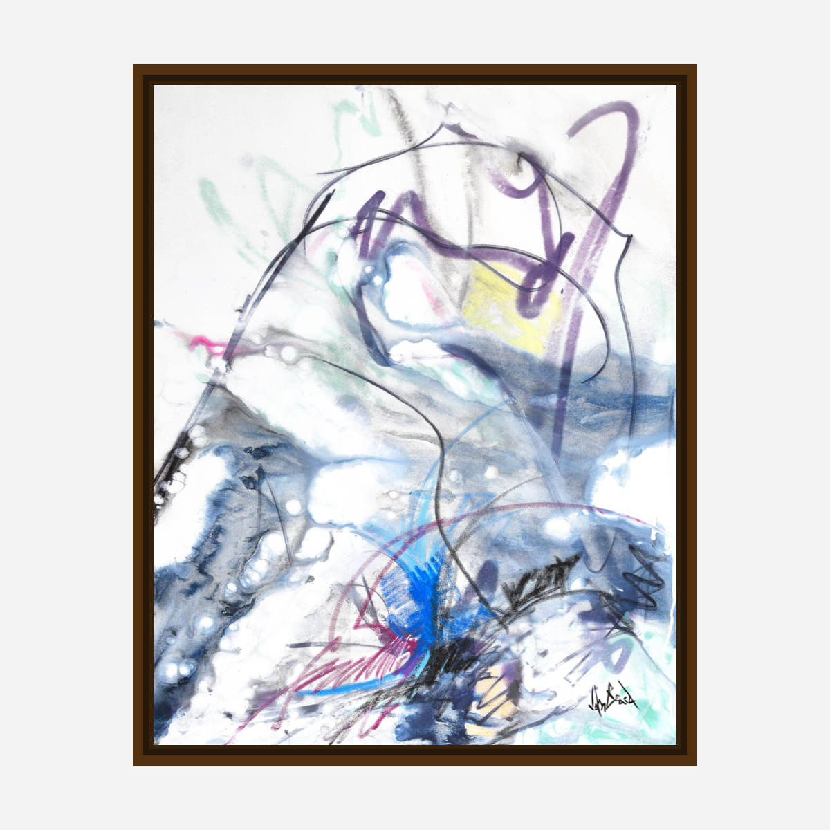 Ridges Artist Enhanced Canvas Print by John Beard Collection - product image 8 for Resin Society