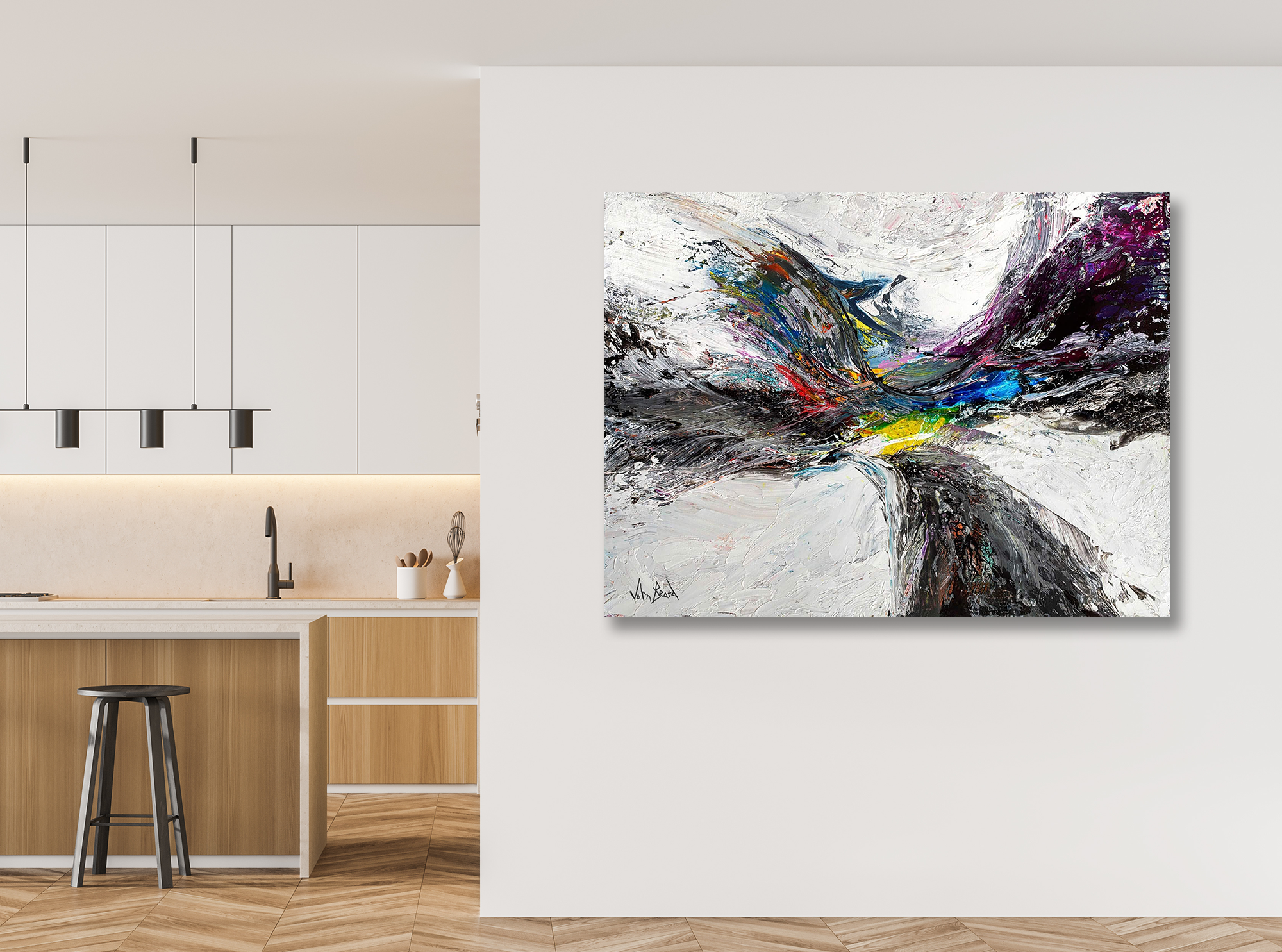 Rise Artist Enhanced Canvas Print by John Beard Collection - product image 3 for Resin Society