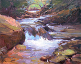 River Rapid Artist Enhanced Canvas Print by John Beard Collection - main product image for Resin Society