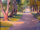 Roadside Shadow Artist Enhanced Canvas Print by John Beard Collection - main product image for Resin Society