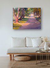 Roadside Shadow Artist Enhanced Canvas Print by John Beard Collection - product image 4 for Resin Society