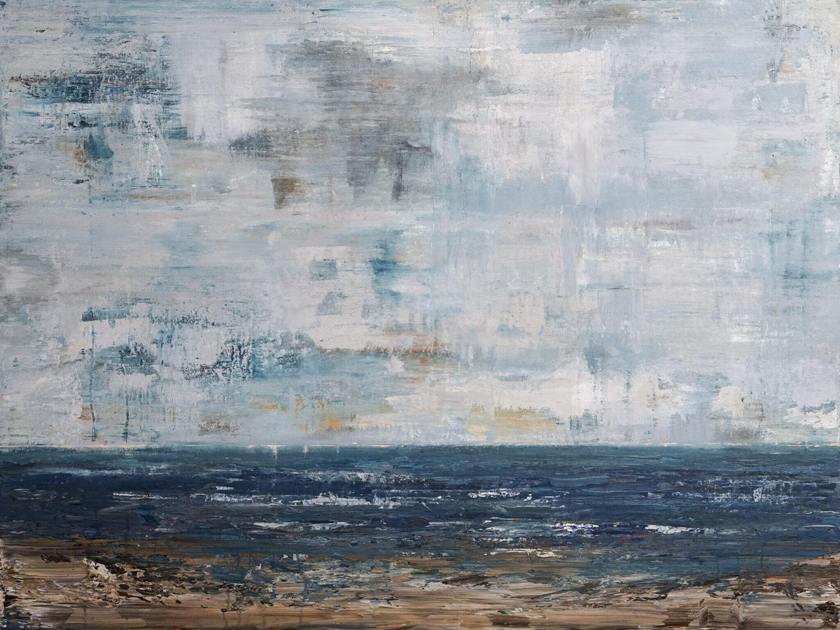 Rocky Shores Artist Enhanced Canvas Print by John Beard Collection - main product image for Resin Society