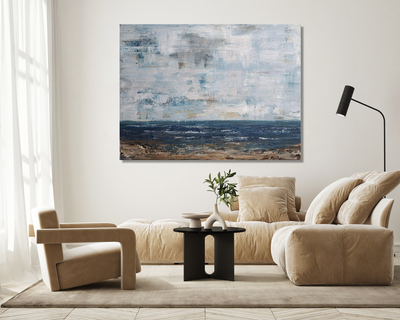 Rocky Shores Artist Enhanced Canvas Print by John Beard Collection - product image 3 for Resin Society