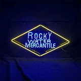 Rocky Water Mercantile Neon Sign Light by Neon Signs Land - product image 2 for Resin Society
