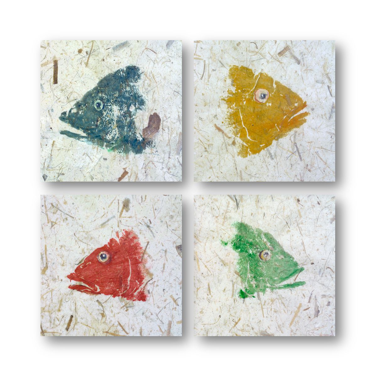 Roly Poly Fish Head Set by John Beard Collection - main product image for Resin Society