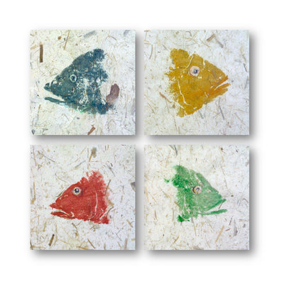 Roly Poly Fish Head Set by John Beard Collection - main product image for Resin Society