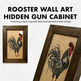 Farmhouse Rooster Gun Concealment Furniture by Bellewood Designs - product image 16 for Resin Society