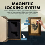 Farmhouse Rooster Gun Concealment Furniture by Bellewood Designs - product image 4 for Resin Society
