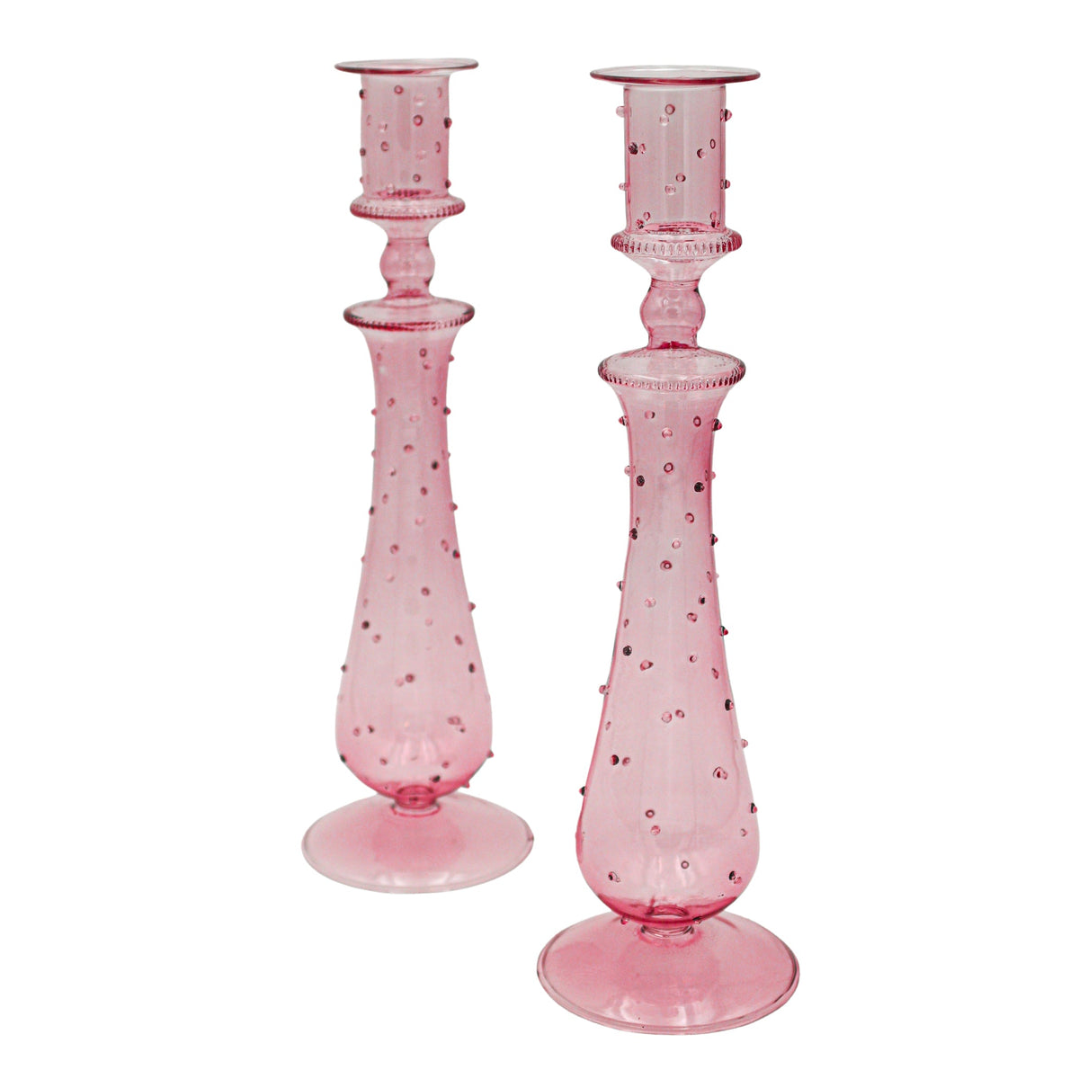 Rose Garden Dotty Candle Holder - Pair by Ro'Table - main product image for Resin Society