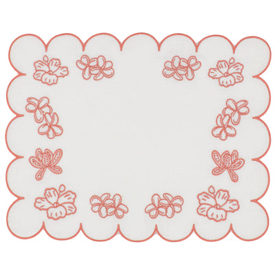 Rosette Ivory Placemat - Set of 4 by Ro'Table - main product image for Resin Society