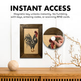 Farmhouse Rooster Gun Concealment Furniture by Bellewood Designs - product image 2 for Resin Society