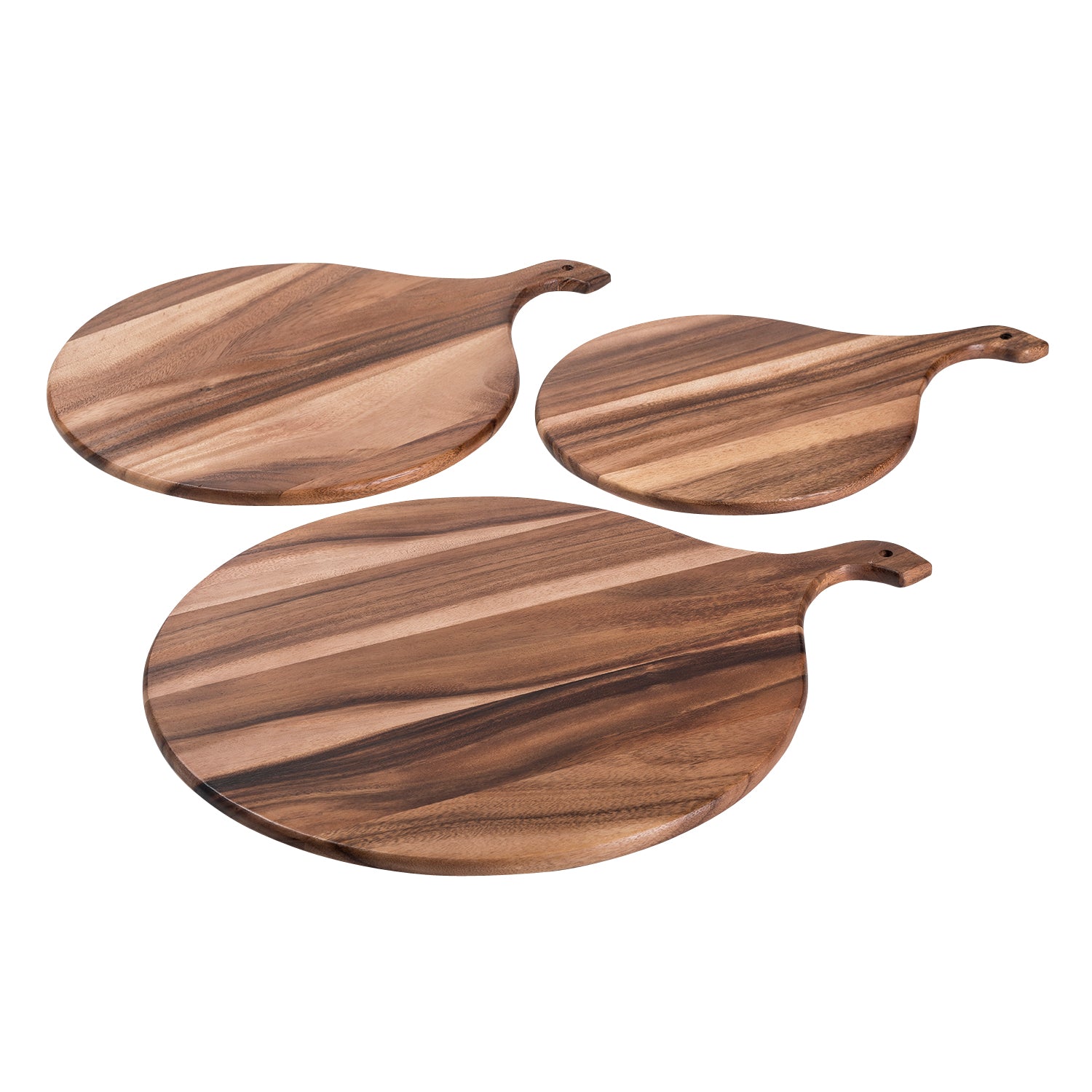 Acacia Wood Cutting / Charcuterie Board - Round by Kalmar Home - product image 3 for Resin Society